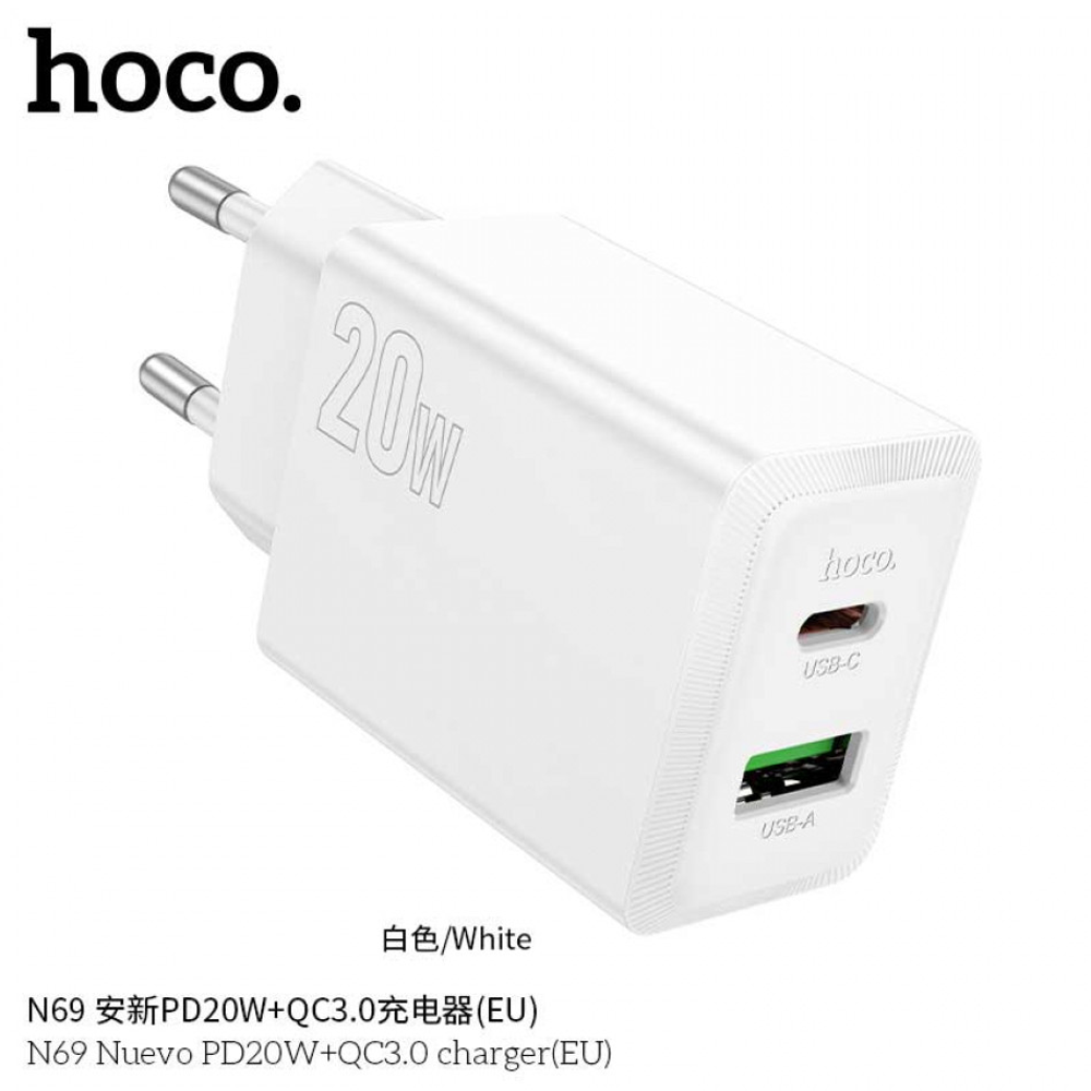 N69 Nuevo PD20W+QC3.0 charger(EU)