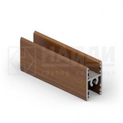 Рамка средняя двери - центральный ригель (640мм) Вишня