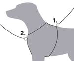 TRIXIE Шлейка Premium Y-harness 25 мм, размер L-XL