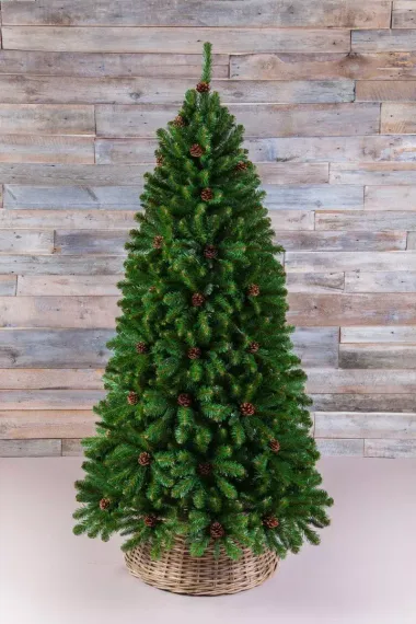 Елка Императрица с шишками 200 см., мягкая хвоя, Triumph Tree (73262)
