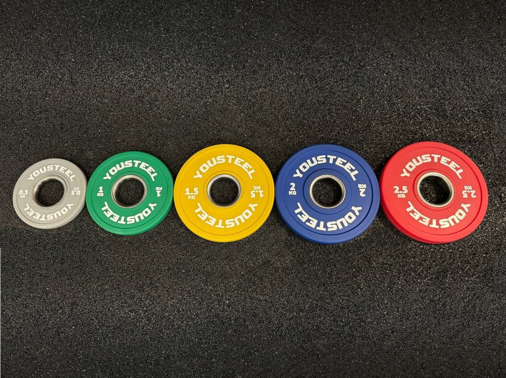 Малый диск 0.5 кг полиуретановый, серый