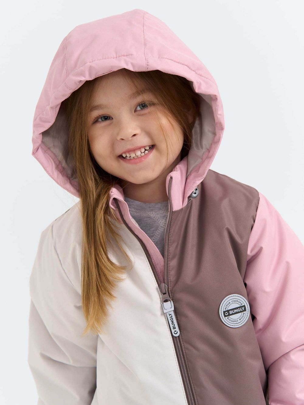 Комбинезон демисезонный Колор блок "Мокко"