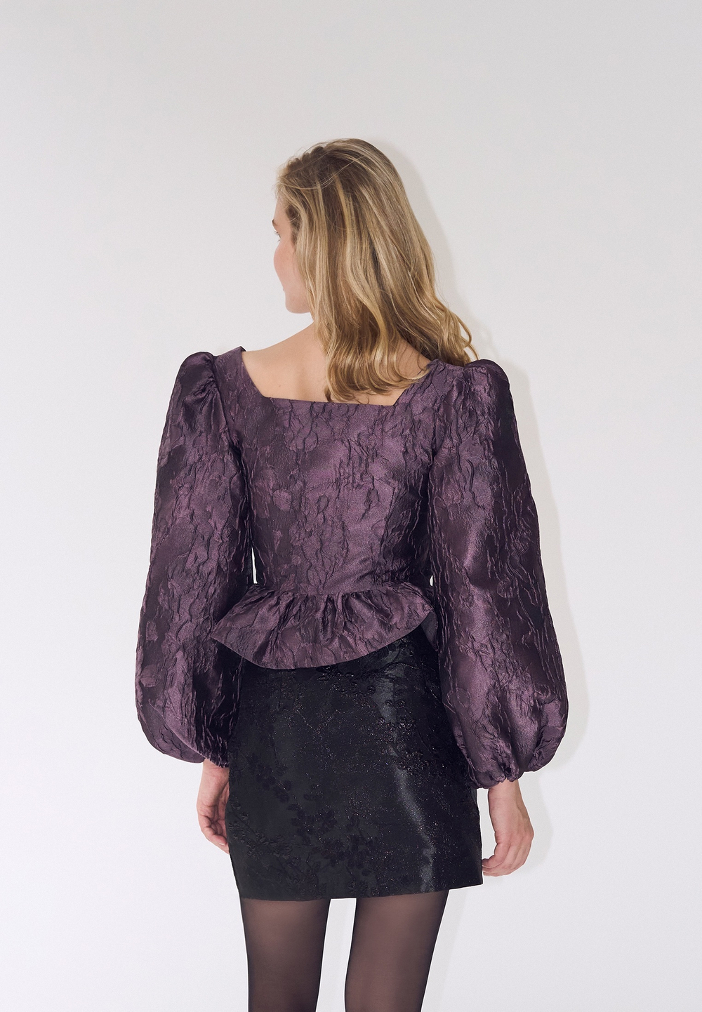 Black blossom skirt