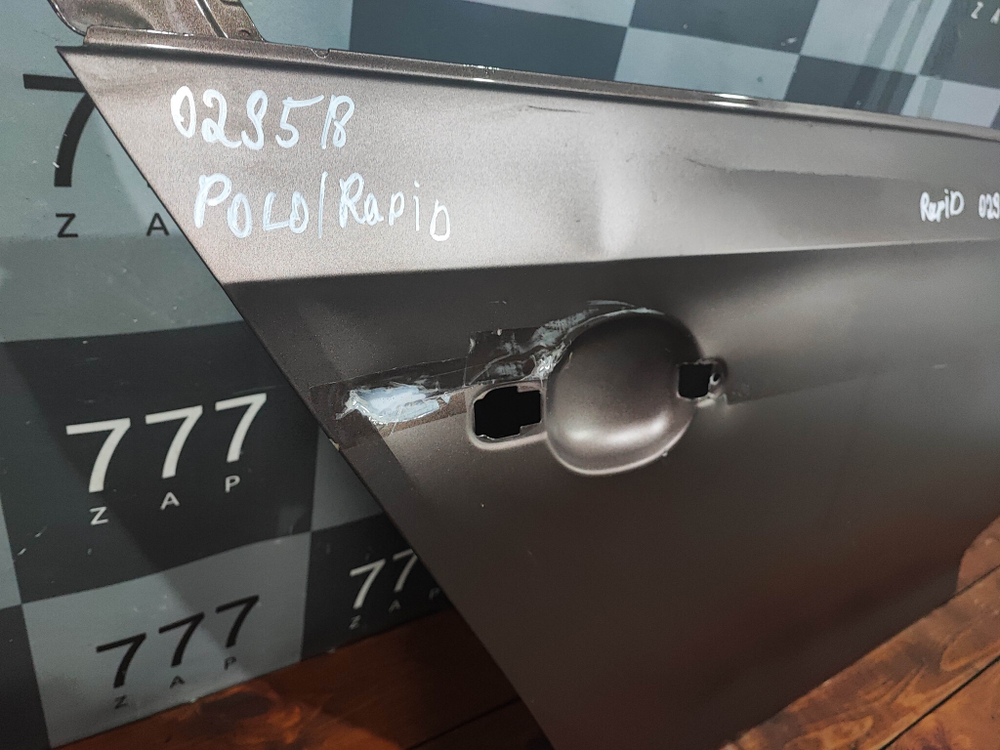 Дверь задняя правая Polo 6 (20-) Rapid 1-2 (12-) Б/У Оригинал 60U833312