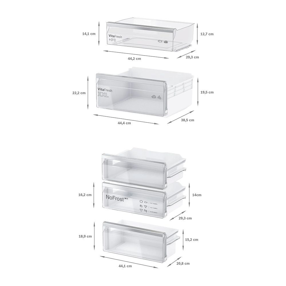 Встраиваемый холодильник BOSCH KIN86VFE0 Serie 4