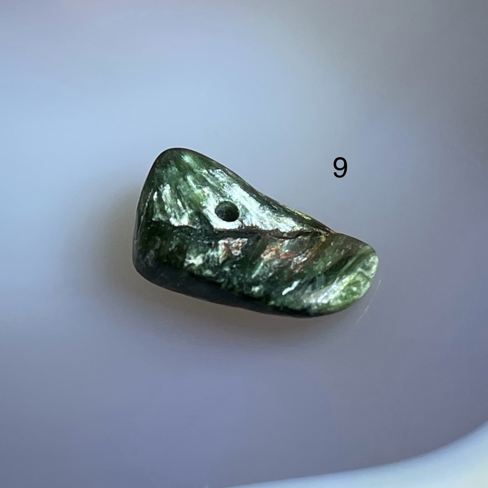51584 Серафинит Бусина крошка 11-16мм-95