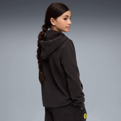 PUMA X SCUDERIA FERRARI СПОРТИВНАЯ ТОЛСТОВКА С КАПЮШОНОМ SPORTSWEAR, ЧЕРНЫЙ