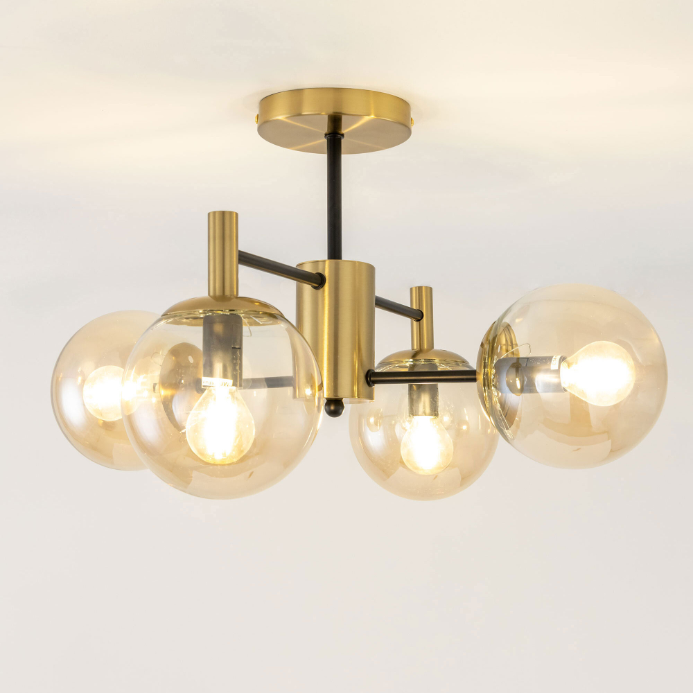 Citilux Шарлиз CL143143 Люстра на штанге Бронза