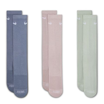 Теннисные носки Nike Everyday Plus Cushioned Training Crew Socks 3P - разноцветный