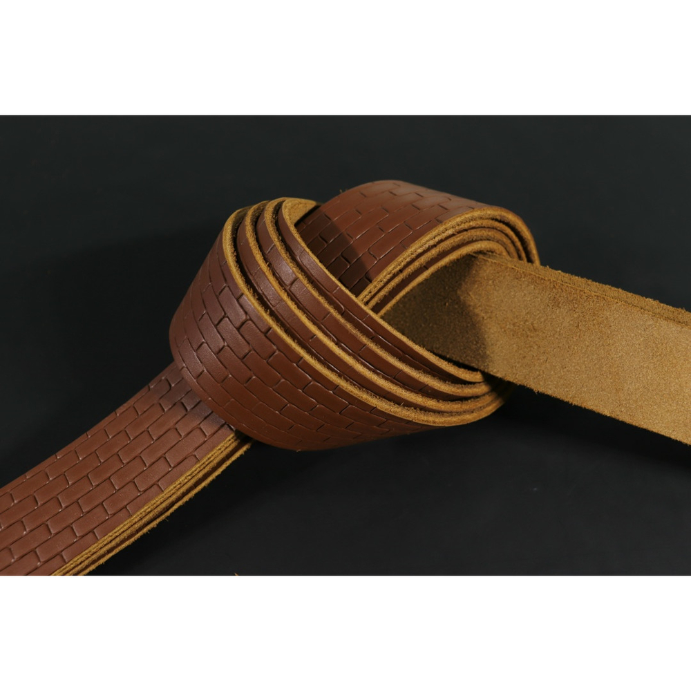 Ременная заготовка Коньяк с лицевой отделкой + Плита Стена