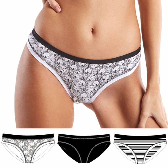 Трусики D2090*3 Rossoporpora