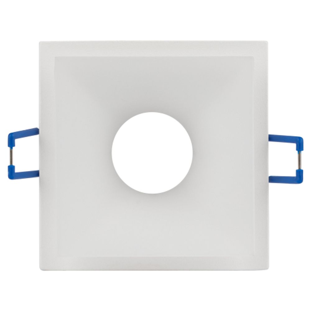 Встраиваемый светильник декоративный ЭРА KL102 WH MR16 GU5.3 белый | Декоративные встраиваемые светильники