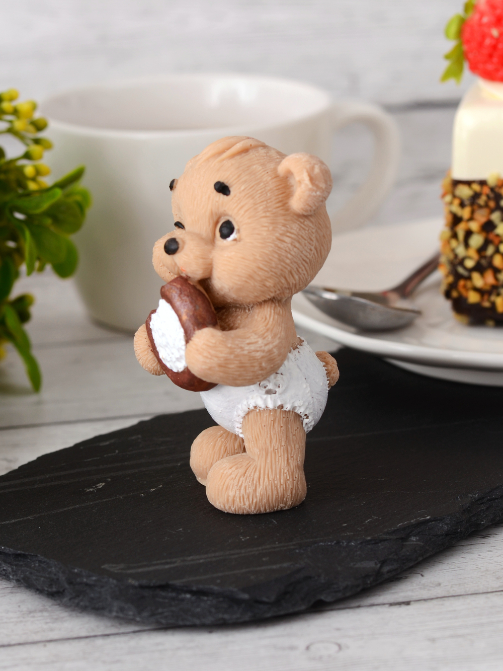 Фигурка на торт "Мишка тапиыжка"