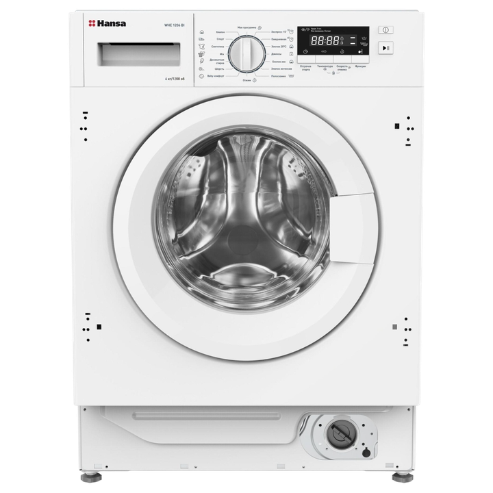Встраиваемая стиральная машина Hansa WHE1206BI