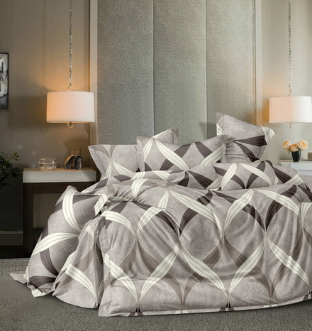 КПБ 2 сп с простыней на рез. 140х200 БЯЗЬ "БР23"