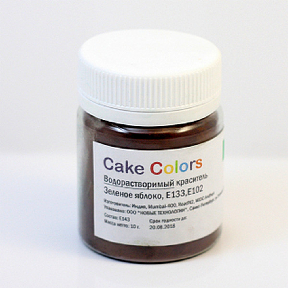 Cake Colors Жирорастворимый краситель Коричневый Шоколадный, 10г