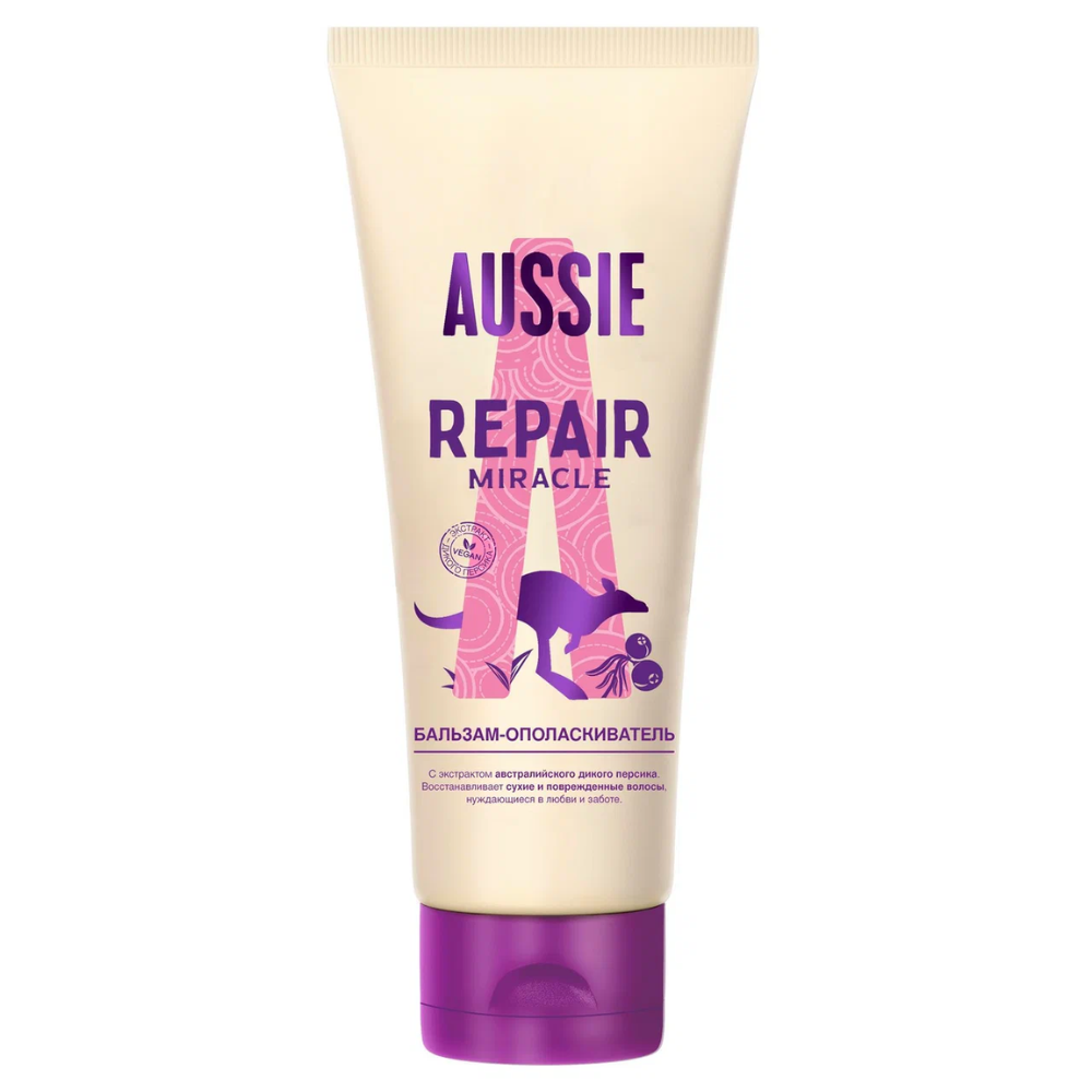 Бальзам ополаскиватель AUSSIE SOS Repair Miracle 200 мл