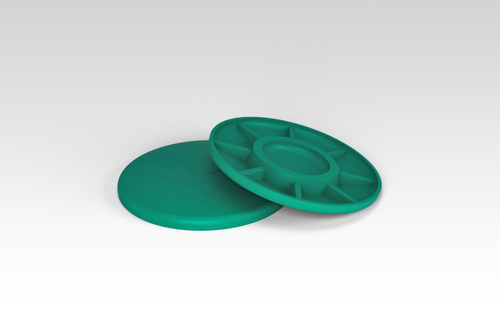 Крышка колодца "Rostok" пластиковая ЭкоПром Rostok(126x126x16см;песочный гранит) - арт.555750