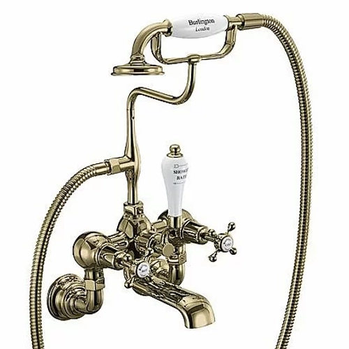 Смеситель для ванны Burlington CL17-QT GOLD золото