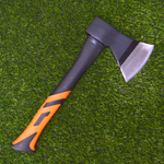 Топор 800г кованый с фиберглассовой двухкомпонентной ручкой ЕРМАК