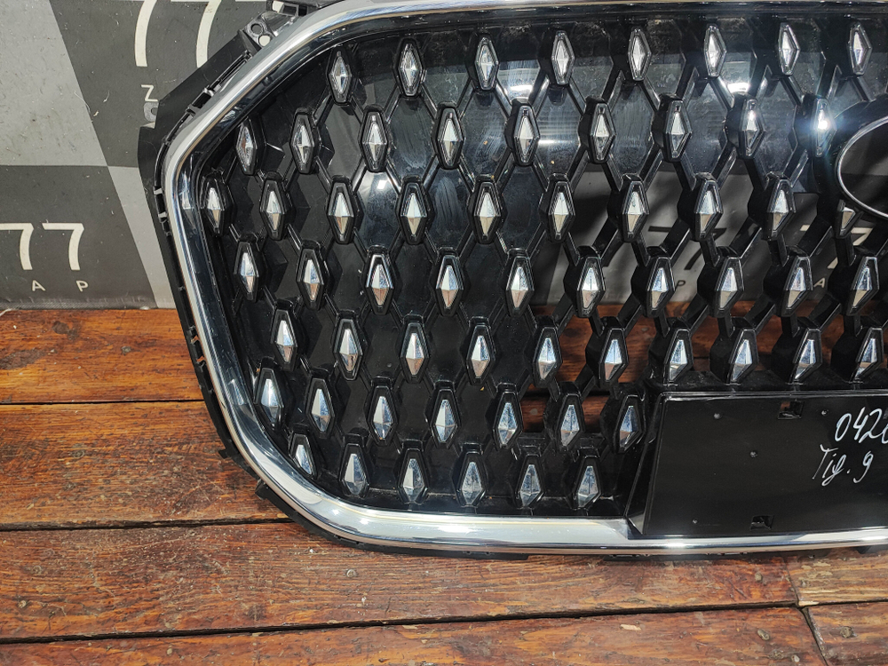 Решетка радиатора Chery Tiggo 9 24-нв Б/У Оригинал 602004485AA