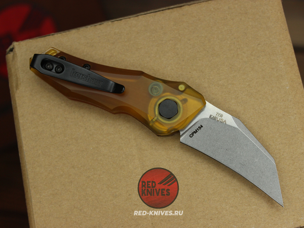 Нож Kershaw Launch 10 - рук. Ultem, стоунвош клинок RK-493