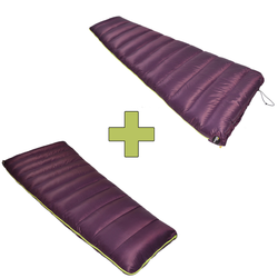 Пуховый спальный мешок-одеяло Вертикаль-4