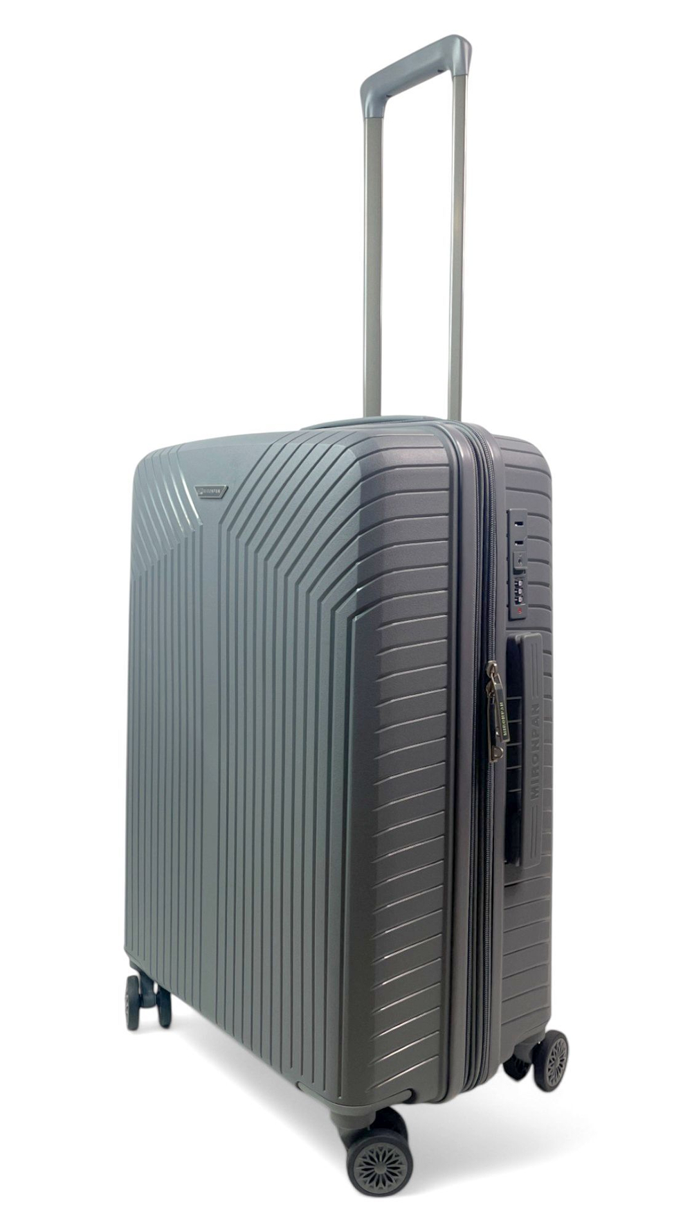 Средний чемодан Mironpan 11272, Темно-серый, M+