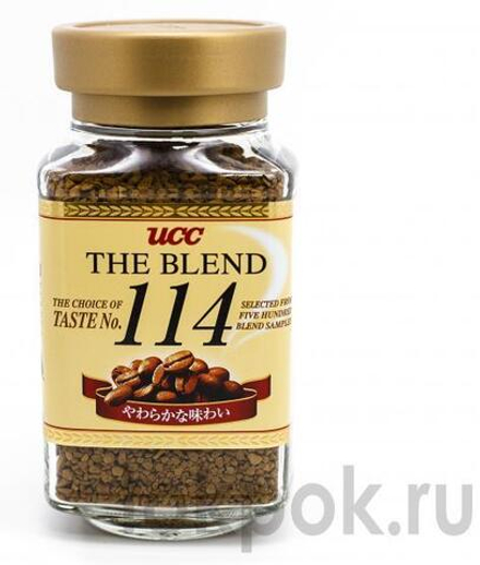 Кофе натуральный растворимый UCC №114, 90 гр