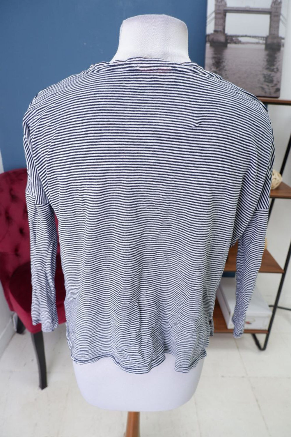 Лонг Zara в полоску 44 размер