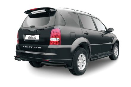 Уголки d76+d42 двойные Arbori черн. для SsangYong REXTON 2010-2012