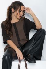 Блуза Санторини (шоколад) Б11999 LT Collection