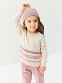 Джемпер вязаный "Цветочек" 0+