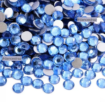 Стразы клеевые, Light sapphire, P11, SS34, 288, (F2)