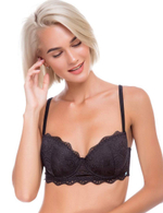 Бюстгальтер-балконет с плотной чашкой Joy (Размер: 5C) (Цвет: черный)