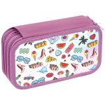 Пенал 3 отделения, 190*110 ArtSpace "Party", ламинация