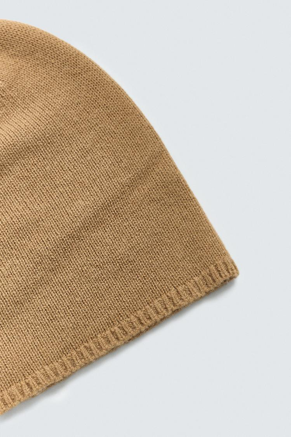 ZARA ШАПКА БИНИ ИЗ СМЕСОВОЙ ШЕРСТИ, БЕЖЕВЫЙ