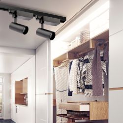 Трековый светильник трехфазный ЭРА SТR-30-36-30K-B20 светодиодный 20Вт 3000K черный | Трековые светильники