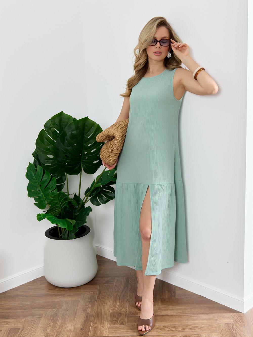 Сарафан Сиеста-1 Виотекс СВЕТЛО-ЗЕЛЕНЫЙ