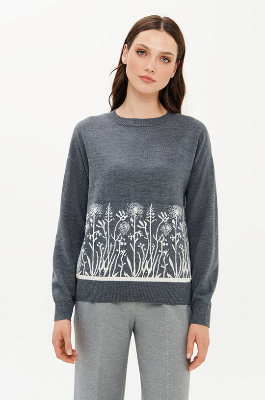 23396 Джемпер женский (серый)