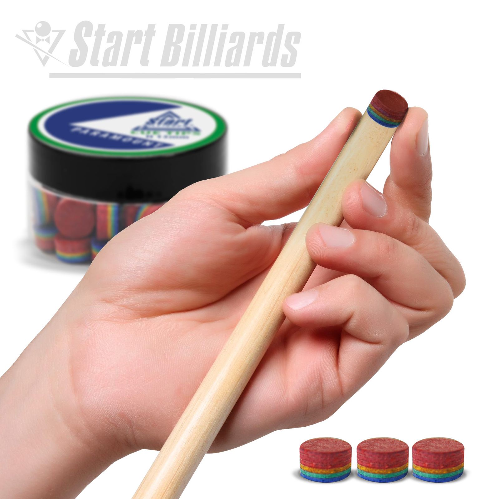 Наклейка Startbilliards Cue Tips Paramount 13 мм H (50 шт) фото №5