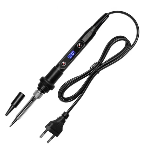 Паяльник с регулировкой температуры цифровой 80 вт (180-500 с)