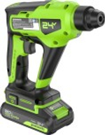 Перфоратор аккумуляторный GREENWORKS GD24SDS1 24V, АКБ 2Ач и ЗУ 3803107CUA
