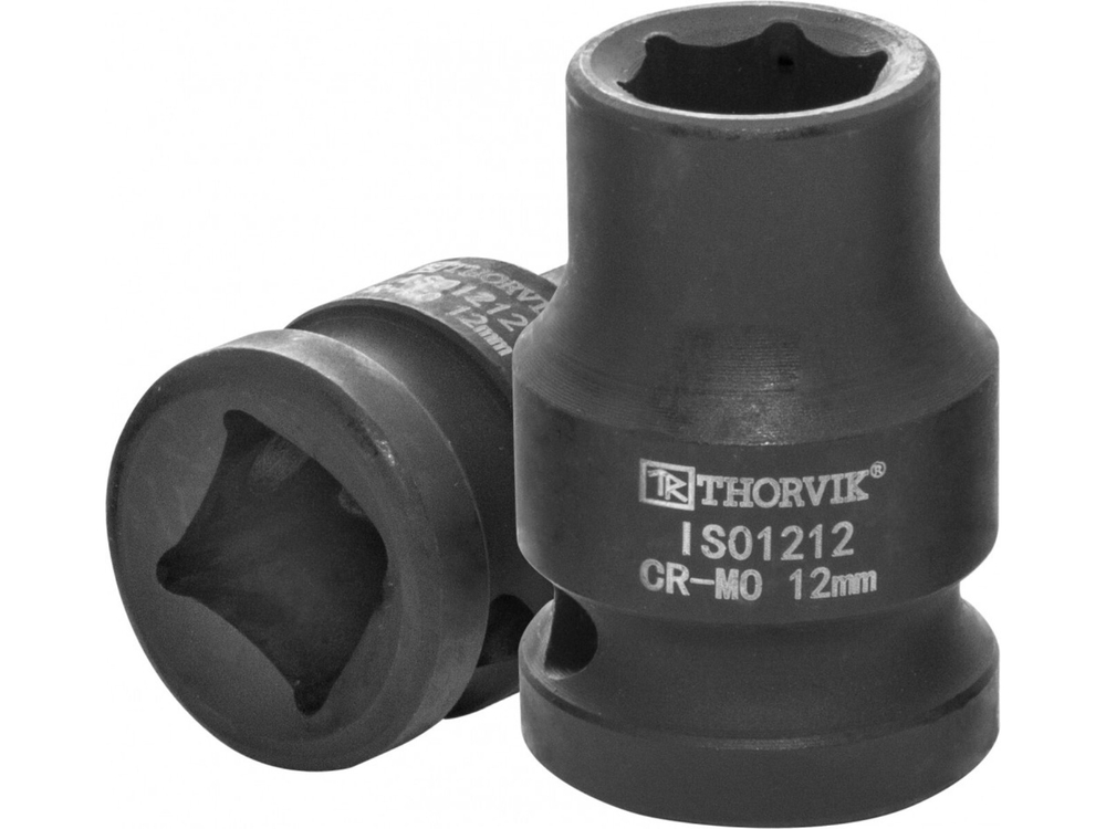 Головка торцевая ударная 1/2"DR,12 мм Thorvik IS01212