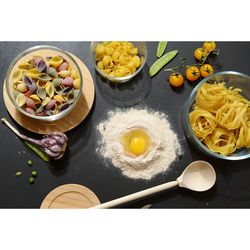 Контейнер для запекания и хранения Eco Store с крышкой из бамбука, 400 мл