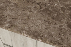 Кухонный гарнитур Антика лайт 1200 мм (Белый глянец/Дуб браун, Аламбра темная)