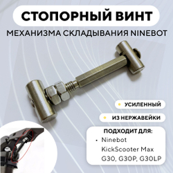 Стопорный фиксирующий винт, набор деталей складного механизма, шпилька механизма складывания для электросамоката Ninebot Max