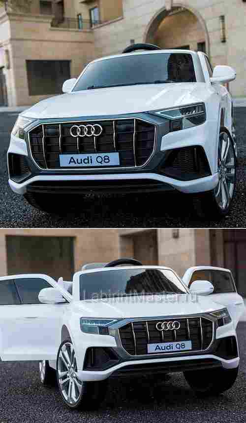 Детский электромобиль "AUDI Q8" 6V, белый