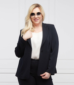 пиджак carla plus size Persona by Marina Rinaldi - темно-синий(1041132)