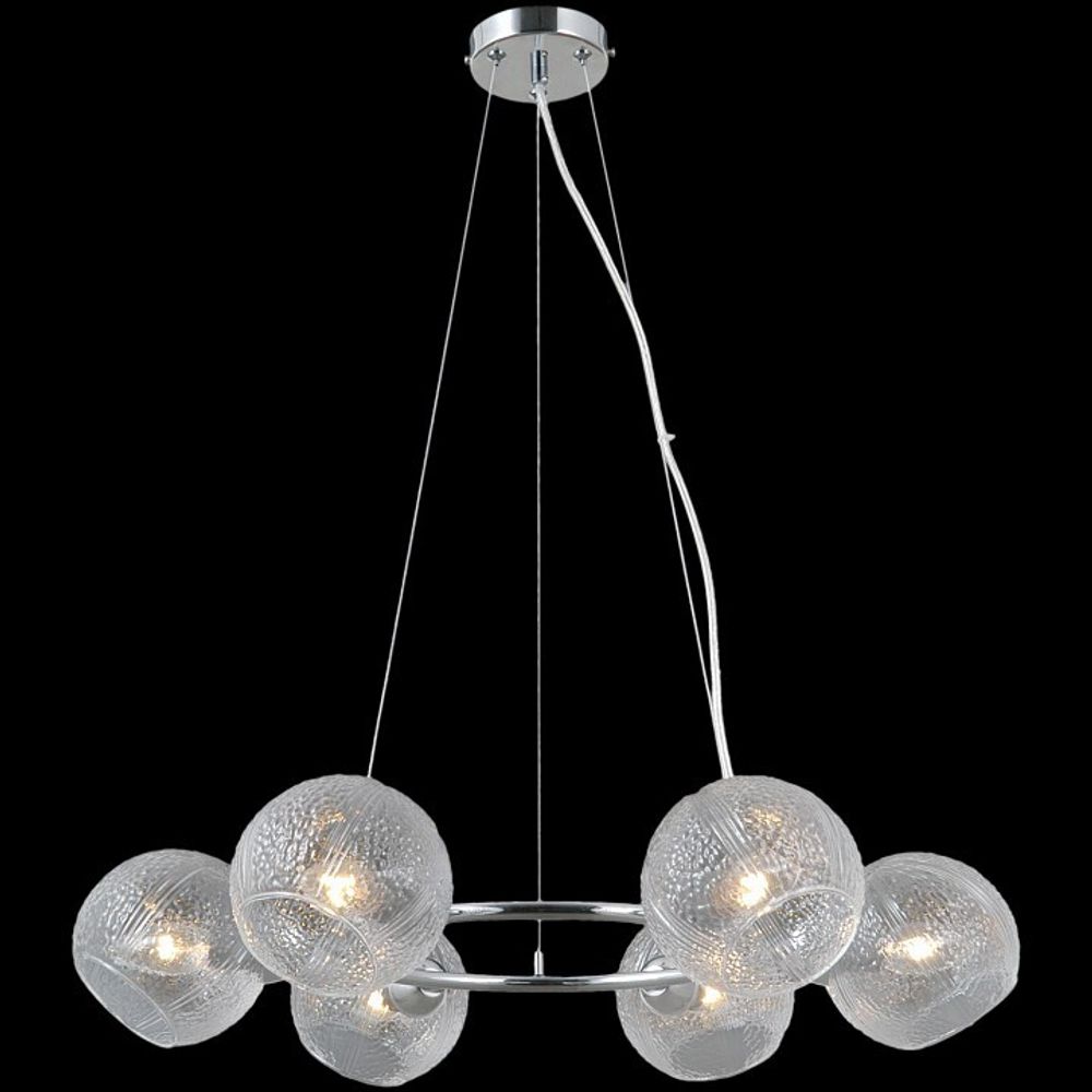 Потолочная люстра ILLUMICO ARIES IL0728-6PSQ-24 CR ARIES